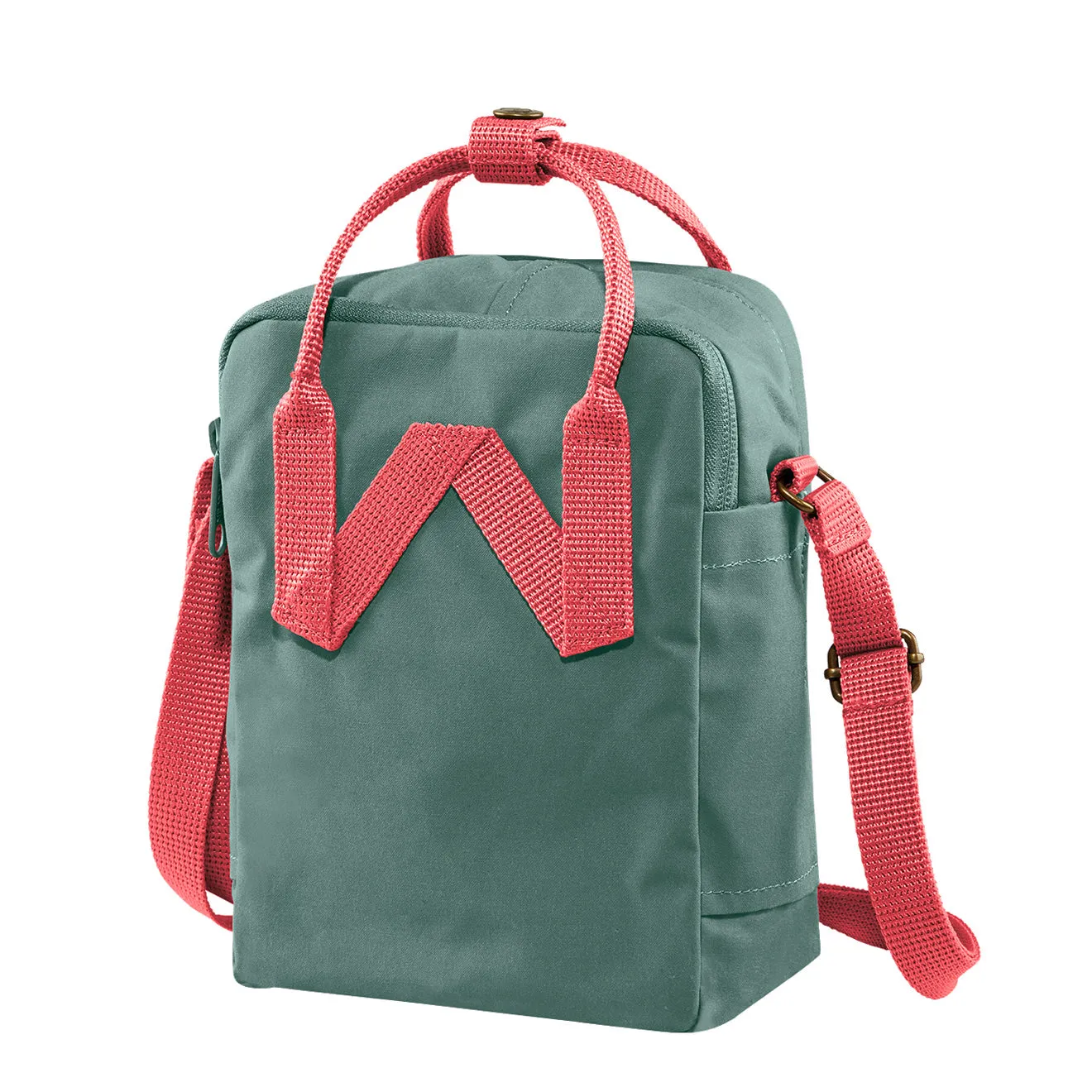 Fjallraven Kanken Sling Cross Body Bag Frost Green / Peach Pink Fjällräven Kånken Bags