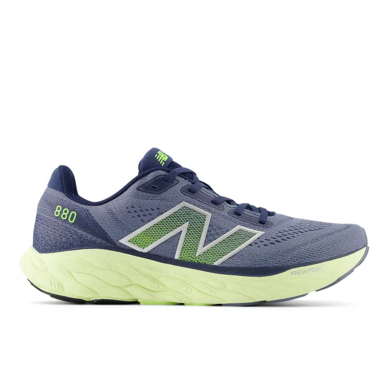 Fresh Foam X 880v14 - Arctic Grey with Limelight and NB Navy - Men's New Balance lifestyle shoes