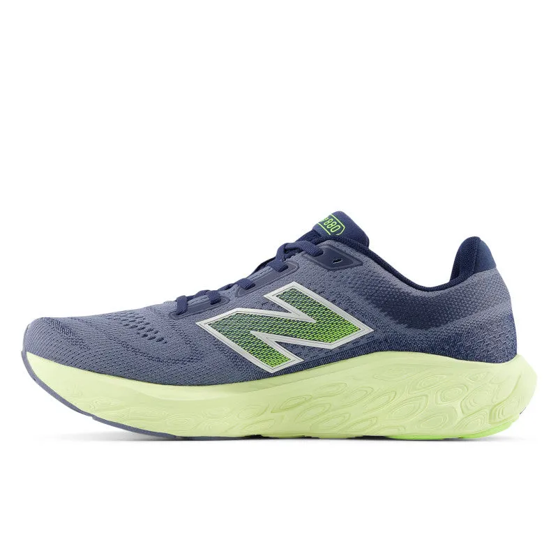 Fresh Foam X 880v14 - Arctic Grey with Limelight and NB Navy - Men's New Balance lifestyle shoes