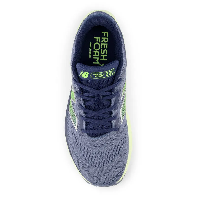 Fresh Foam X 880v14 - Arctic Grey with Limelight and NB Navy - Men's New Balance lifestyle shoes