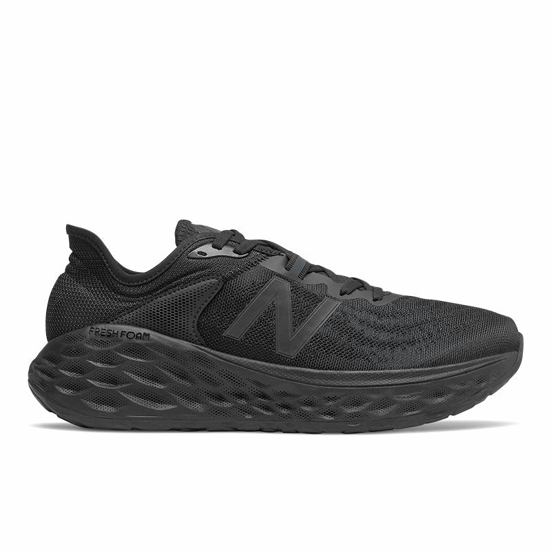 Fresh Foam More v2 - Black - Men's New Balance casual sneakers for everyday comfort