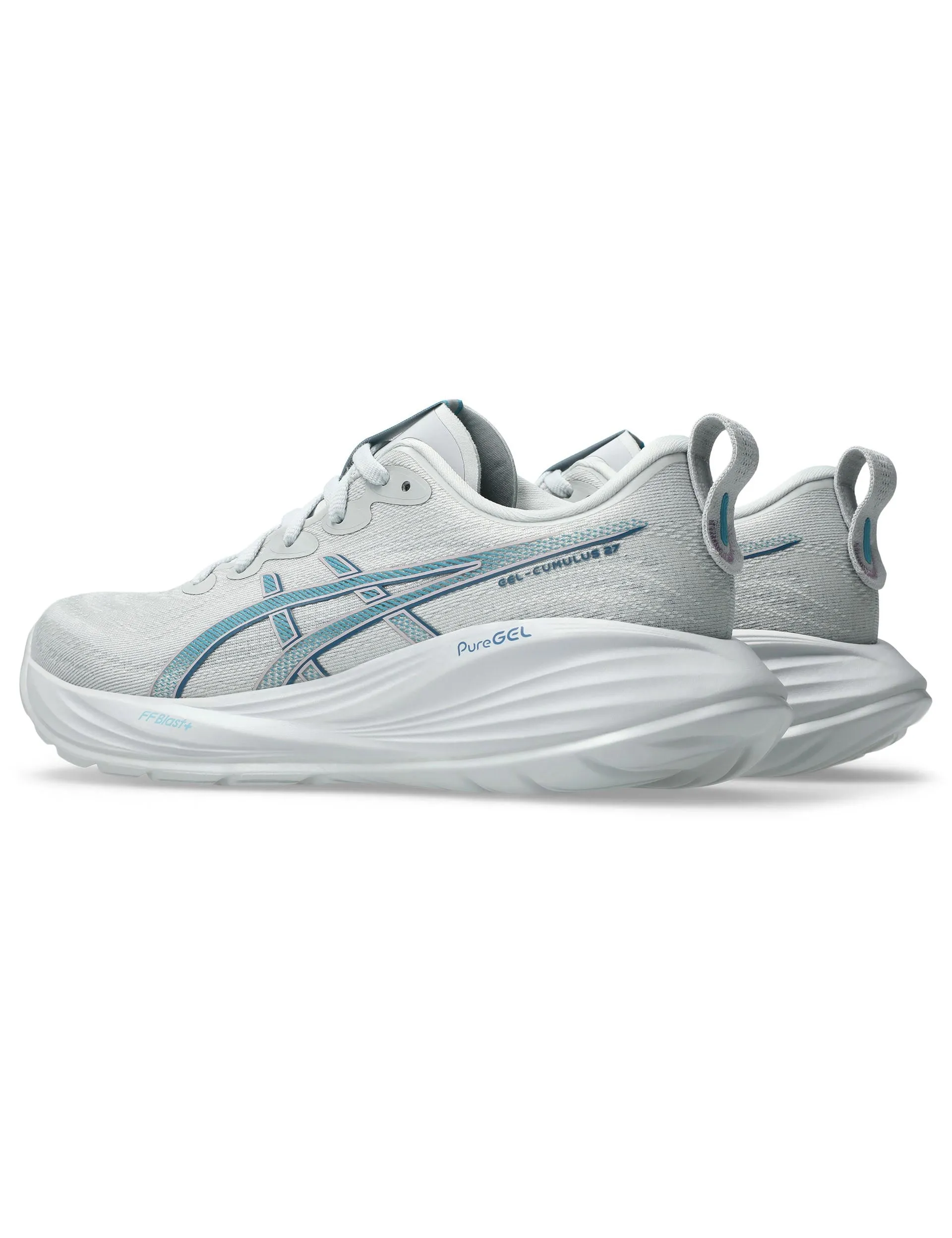 Gel-Cumulus 27 - Concrete/Winter Sea Asics multi-purpose athletic footwear