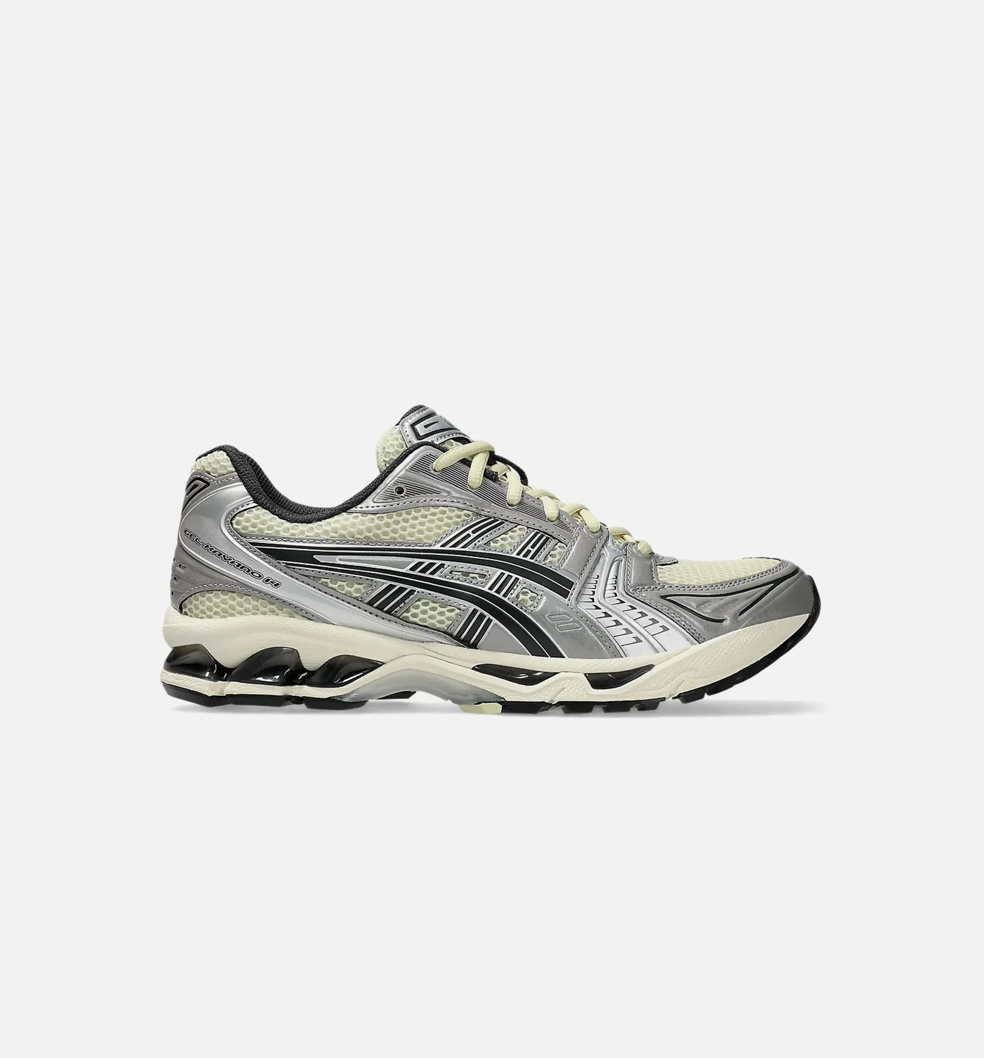 Gel Kayano 14 Oyster White Mens Lifestyle Shoe - Oyster White/Grey Asics lifestyle shoes with classic design
