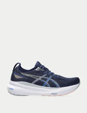 Gel Kayano 31 Indigo Blue/ Pure Silver Asics performance training shoes for gym workouts