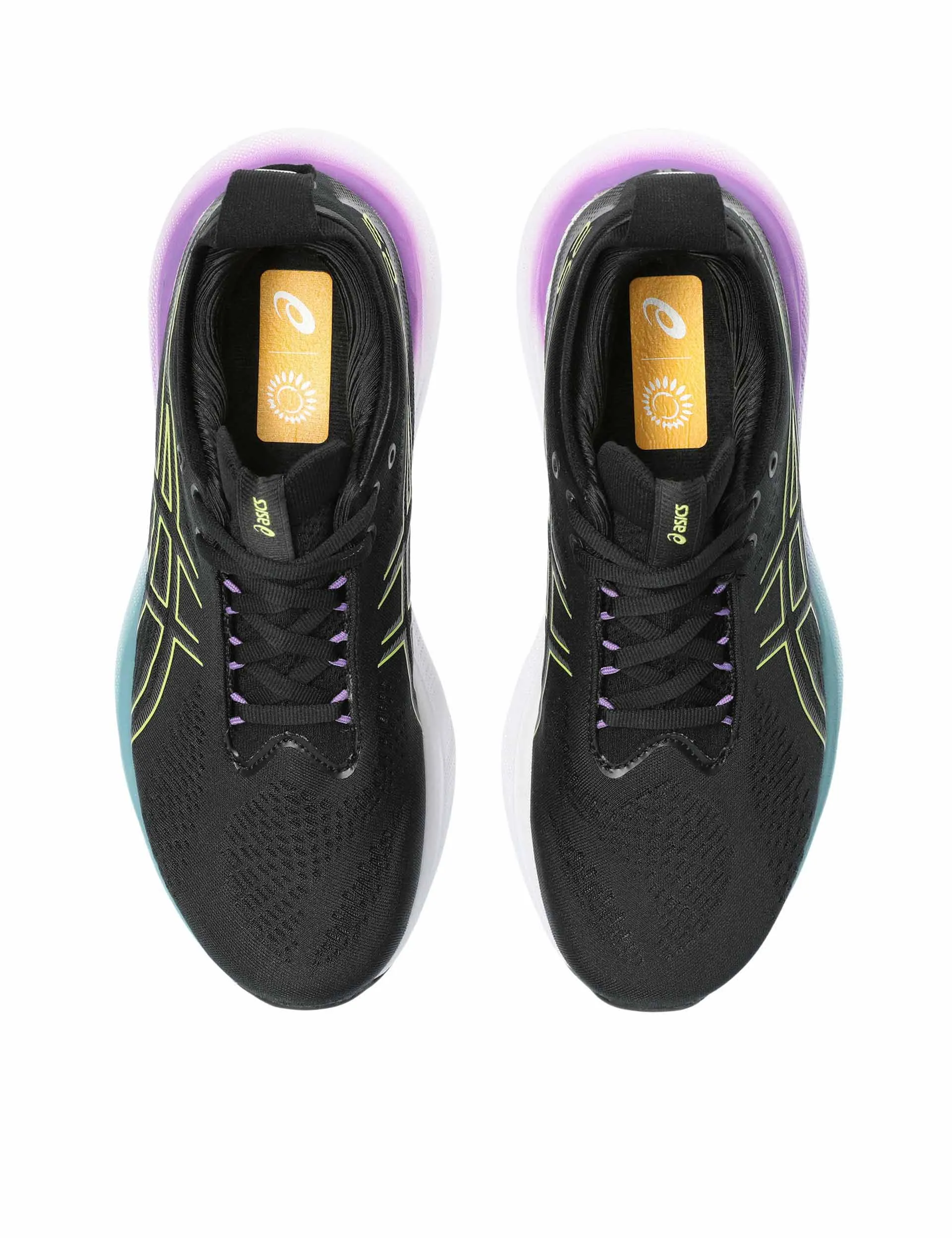 Gel-Nimbus 25 - Black/Glow Yellow Asics multi-purpose athletic footwear