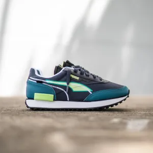 GRADESCHOOL Puma Future Rider Twofold JR (Parisian Night/Blue Coral) Puma trendy footwear styles