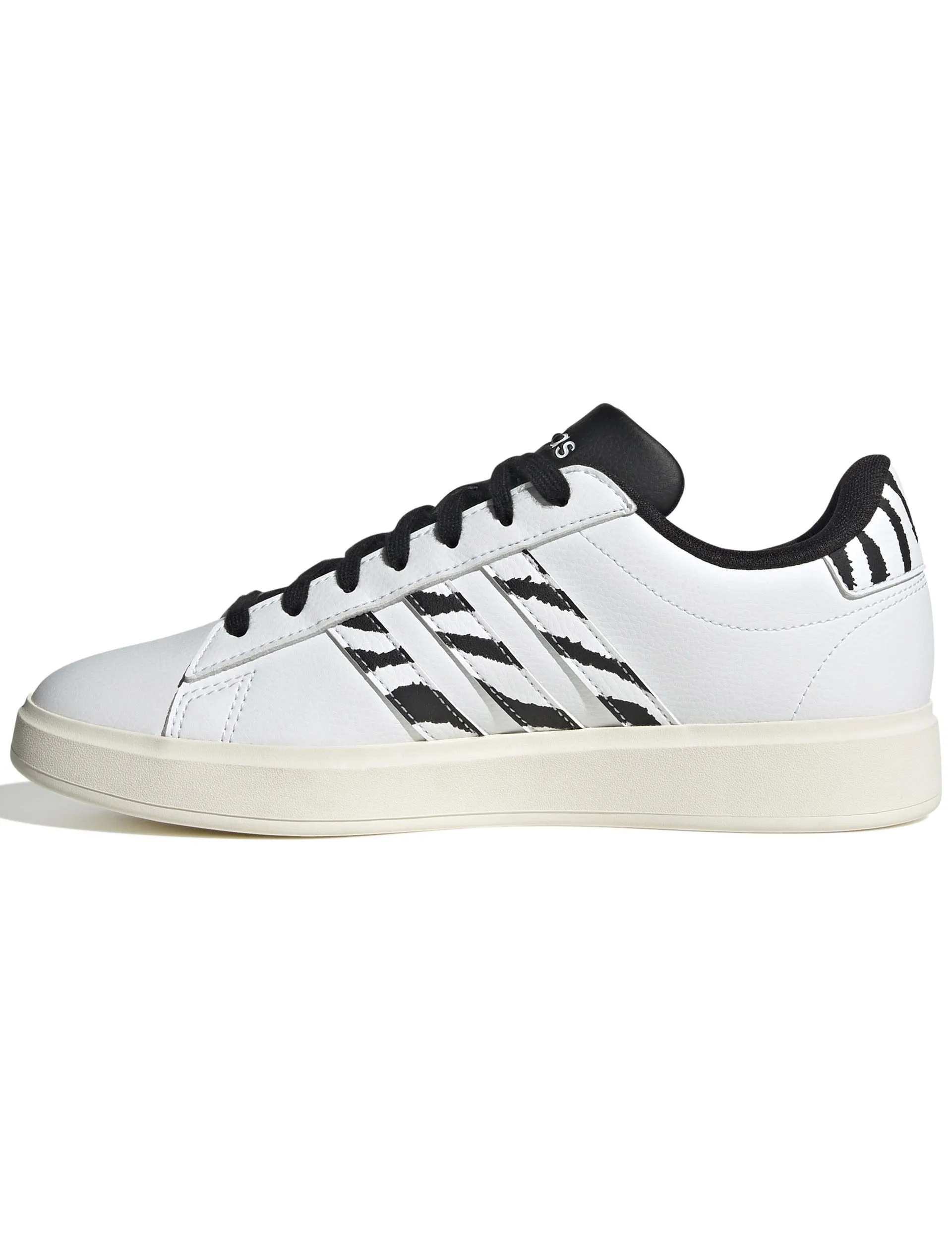 Grand Court 2.0 Shoes - Cloud White/Core Black Adidas trendy casual shoe styles
