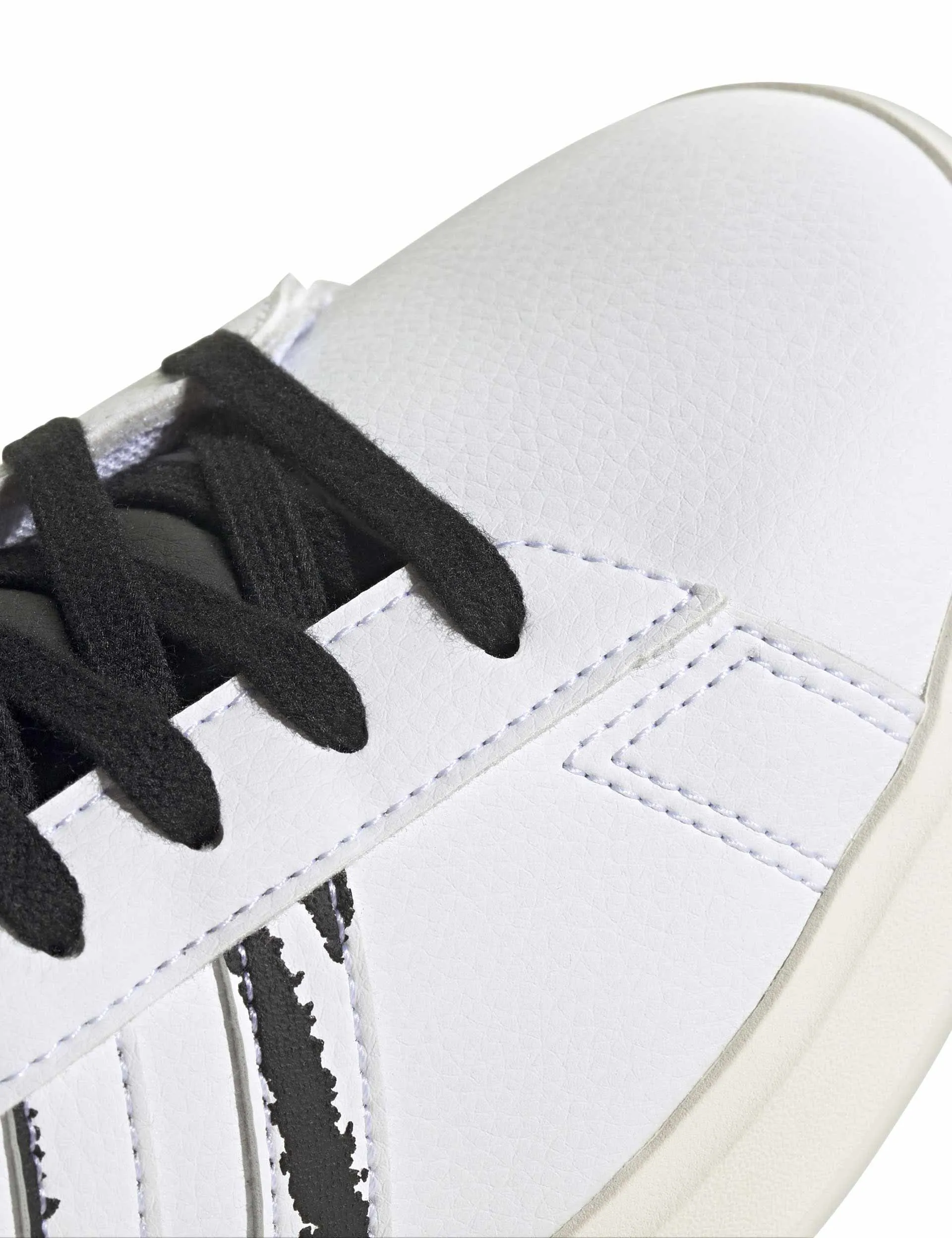 Grand Court 2.0 Shoes - Cloud White/Core Black Adidas trendy casual shoe styles