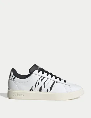 Grand Court 2.0 Shoes - Cloud White/Core Black Adidas everyday sneakers with comfort cushioning