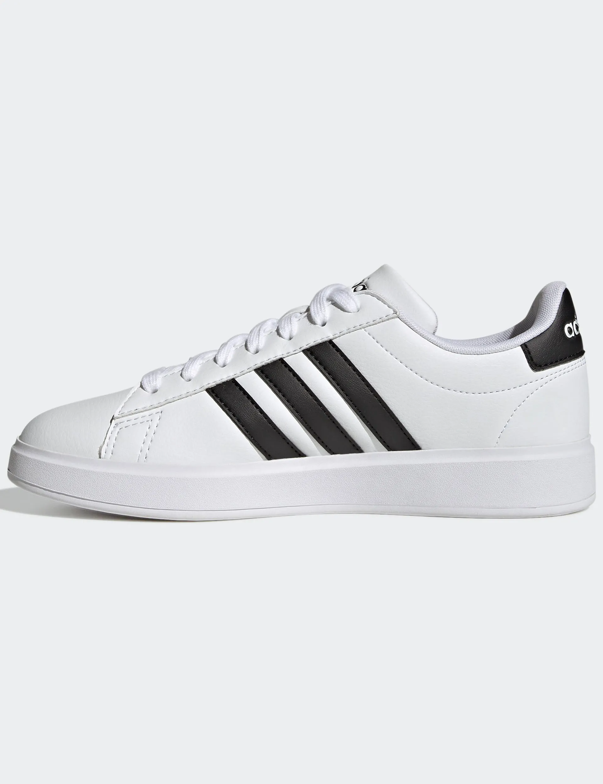 Grand Court Cloudfoam Lifestyle Court Comfort Shoes - Cloud White/Core Black Adidas trendy casual shoe styles