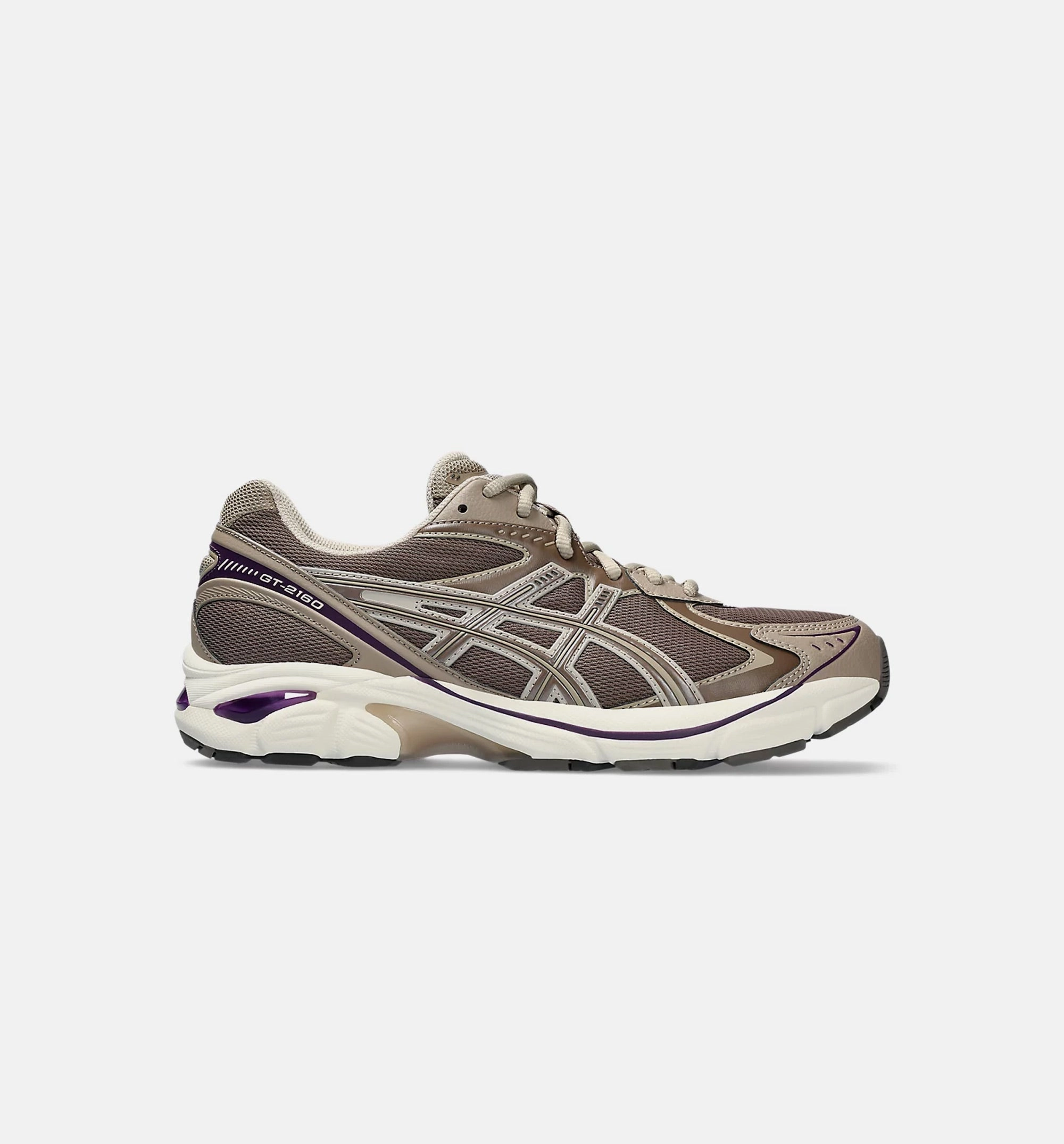 GT 2160 Mens Lifestyle Shoe - Dark Taupe/Taupe Grey Asics lifestyle shoes with classic design