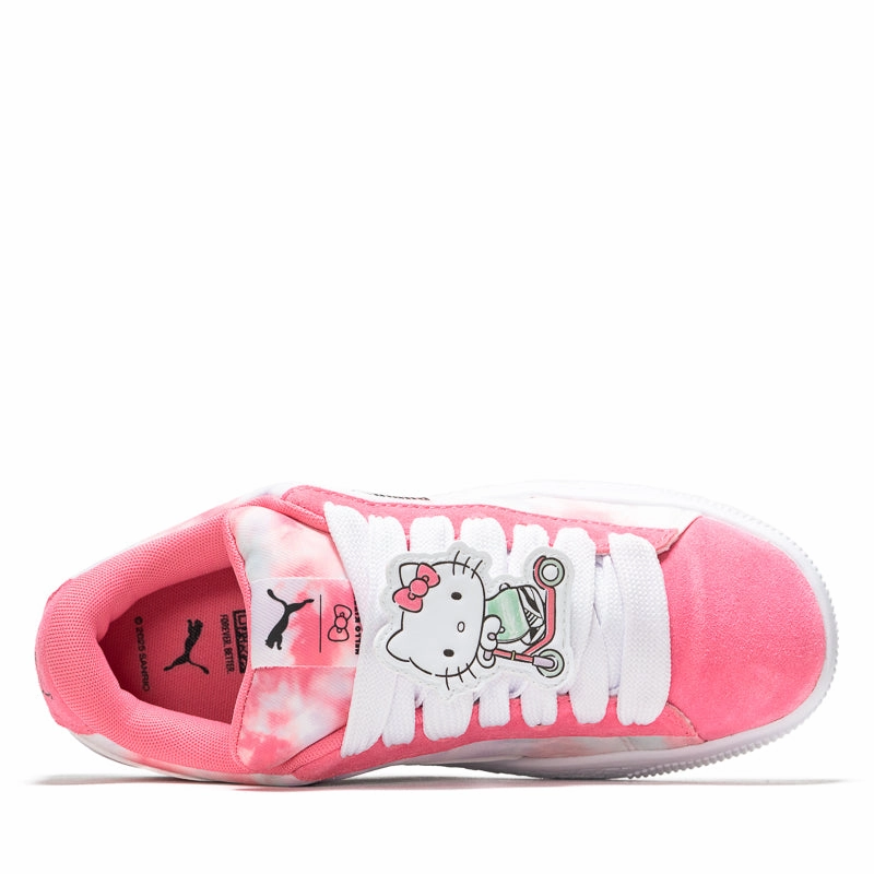 Hello Kitty x Puma Suede XL (GS) - Magic Rose/Peaceful Blue Puma trainer style images
