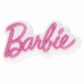 Jibbitz Barbie Logo Crocs slip-on shoes for casual use