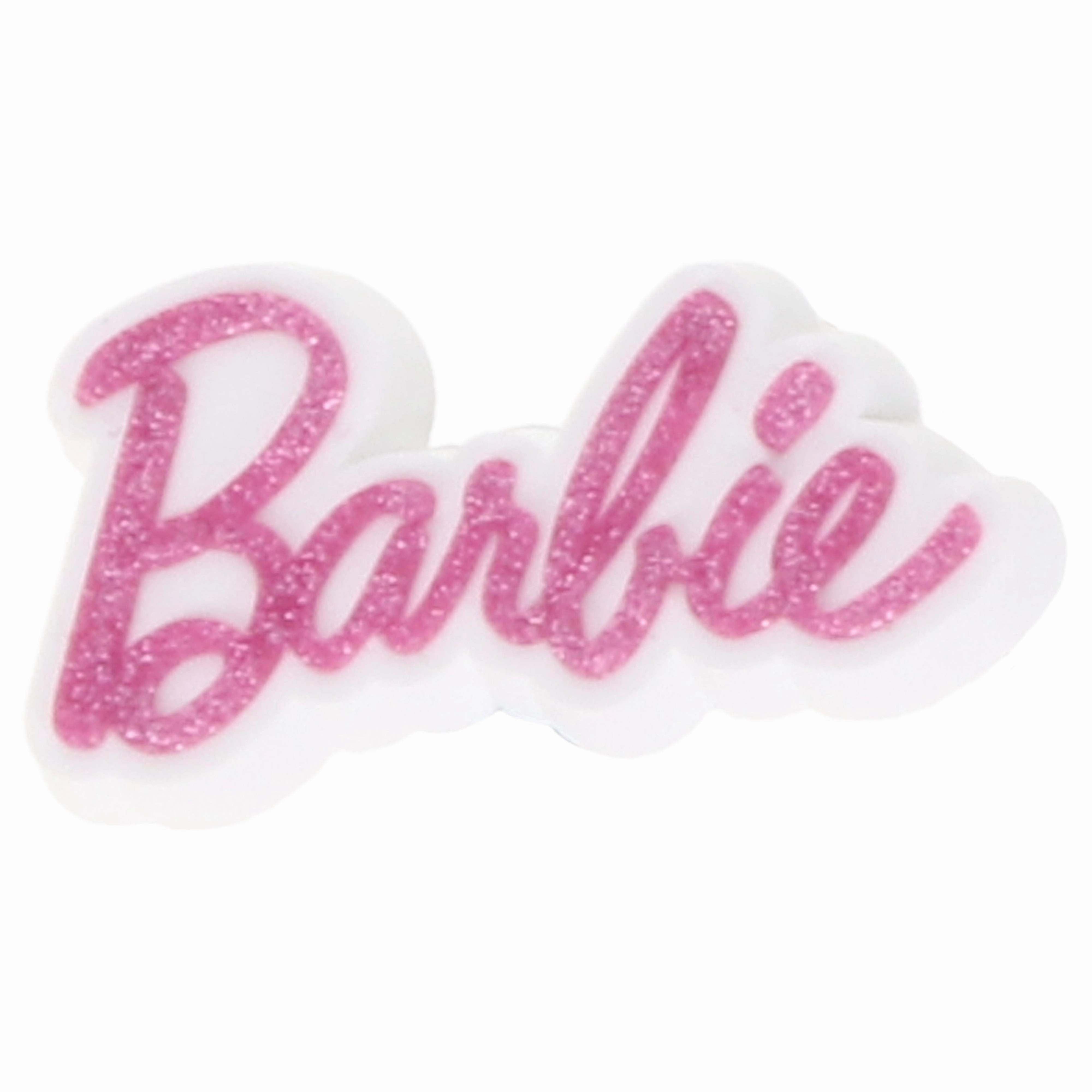 Jibbitz Barbie Logo Crocs slip-on shoes for casual use