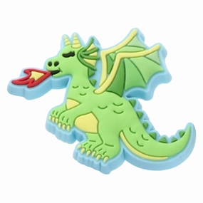 Jibbitz Fire Breating Dragon Crocs slip-on shoes for casual use