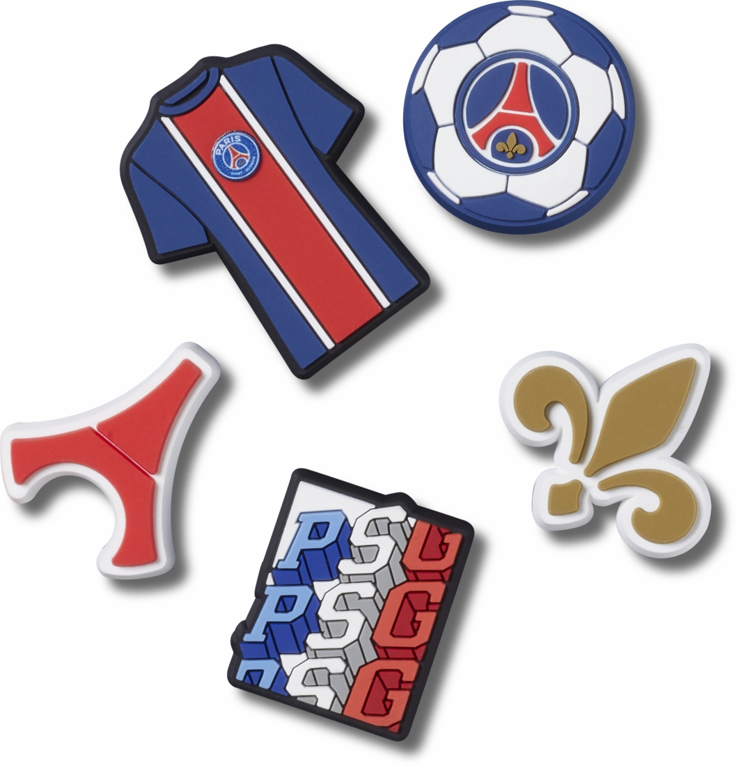 Jibbitz Paris St Germain FC 5-Pack Crocs slip-on shoes for casual use
