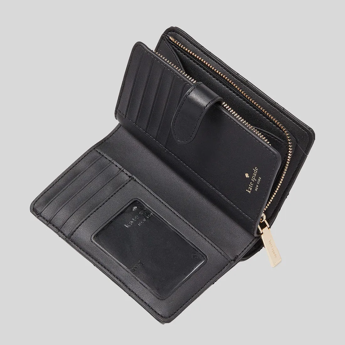 Kate Spade Bags KATE SPADE Carey Medium Compact Bifold Wallet Black KG424
