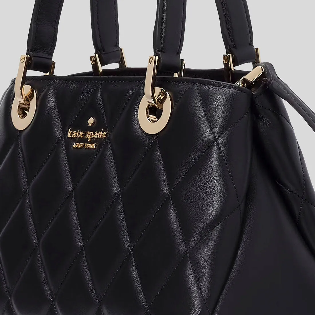 Kate Spade Bags KATE SPADE Carey Small Quilted Sullivan Satchel Black KI849