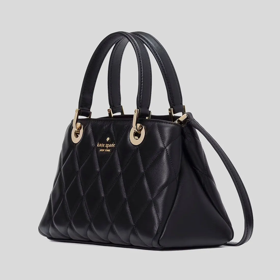 Kate Spade Bags KATE SPADE Carey Small Quilted Sullivan Satchel Black KI849