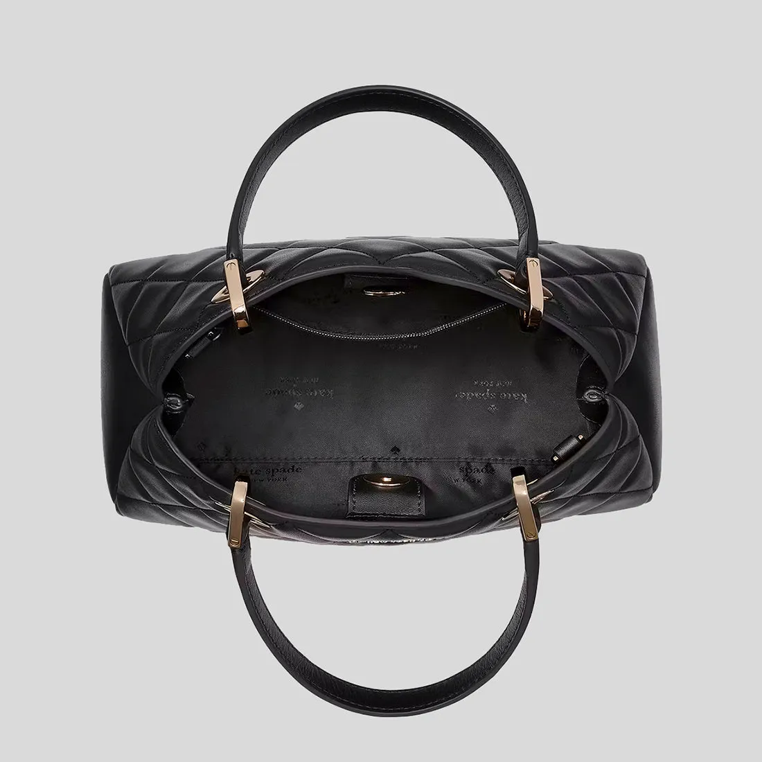Kate Spade Bags KATE SPADE Carey Small Quilted Sullivan Satchel Black KI849