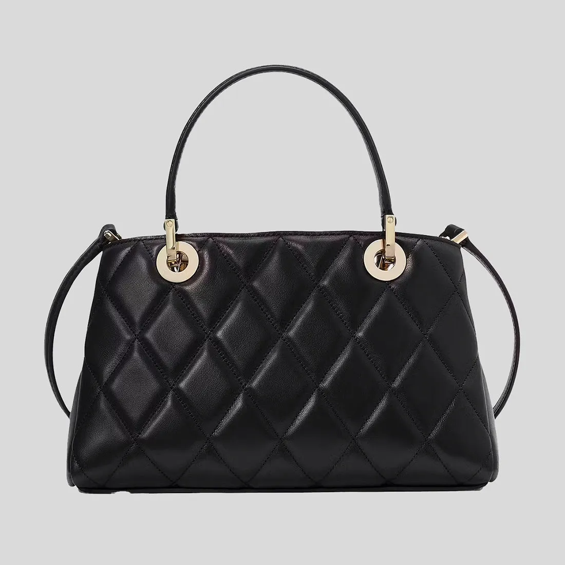 Kate Spade Bags KATE SPADE Carey Small Quilted Sullivan Satchel Black KI849