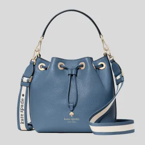 Kate Spade Bags KATE SPADE Emma Small Bucket Bag Bluestone KK071