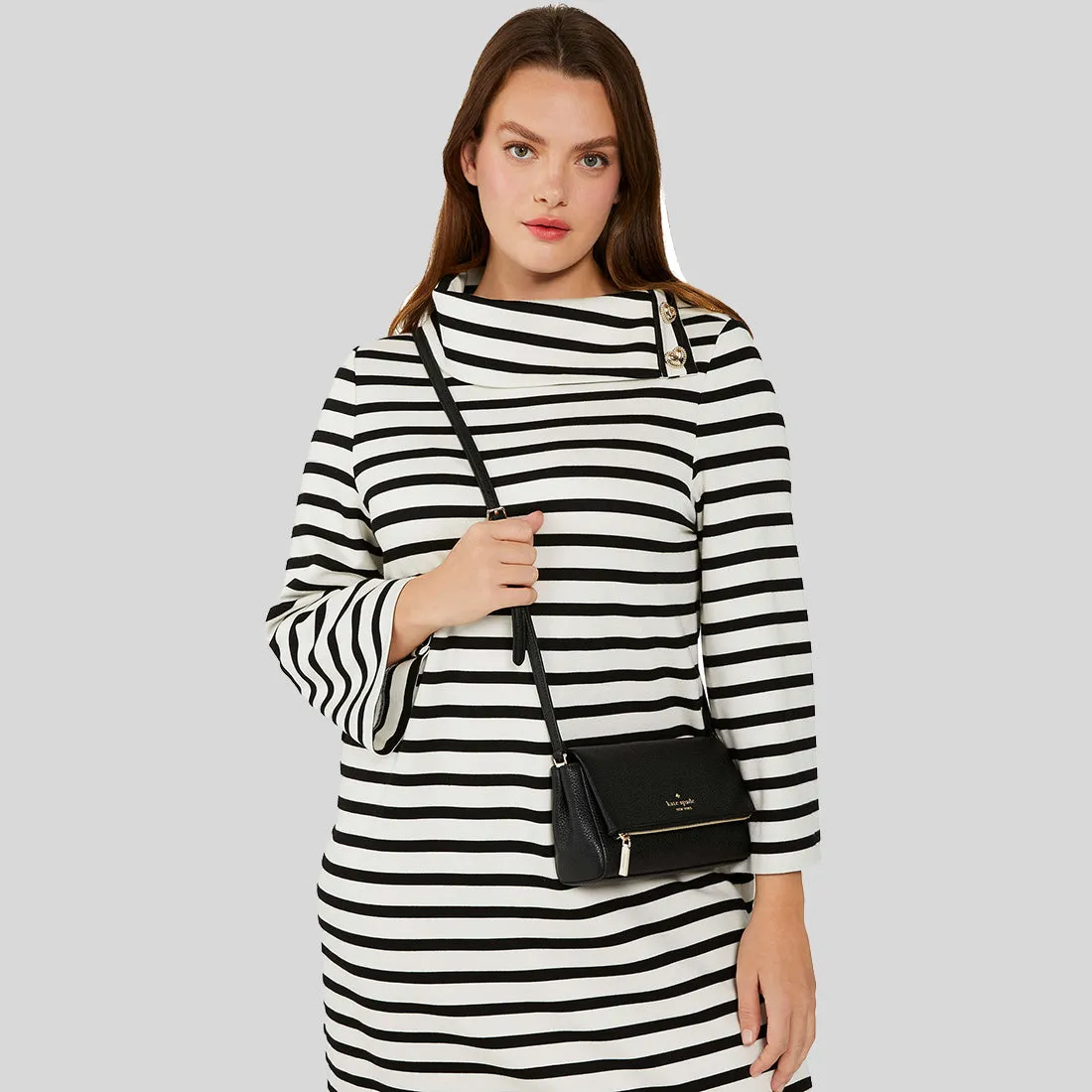 Kate Spade Bags KATE SPADE Leila Mini Zip Crossbody Black KE487