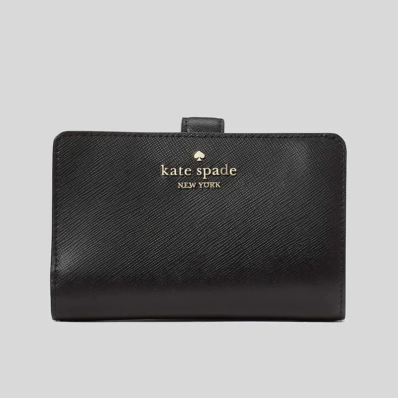 Kate Spade Bags KATE SPADE Madison Medium Compact Bifold Wallet Black KC580