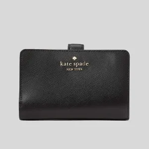 Kate Spade Bags KATE SPADE Madison Medium Compact Bifold Wallet Black KC580
