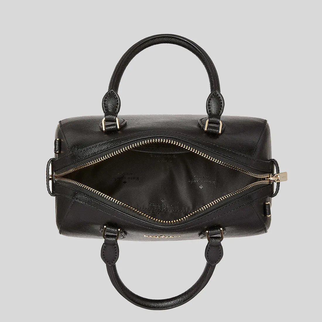 Kate Spade Bags KATE SPADE Madison Saffiano Leather Duffle Crossbody Bag Black KF493