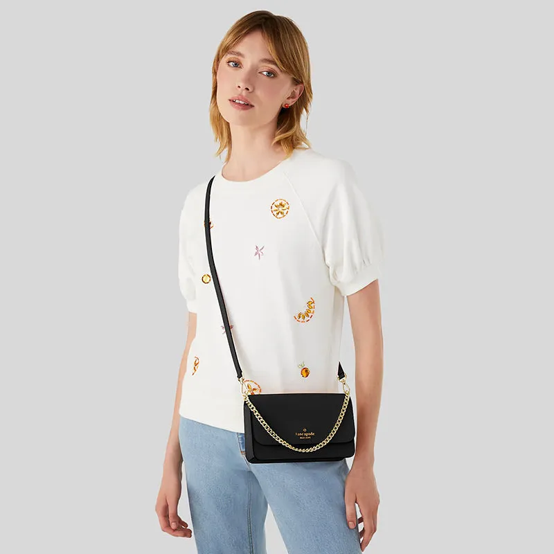 Kate Spade Bags Kate Spade Madison Small Flap Crossbody Black KC586
