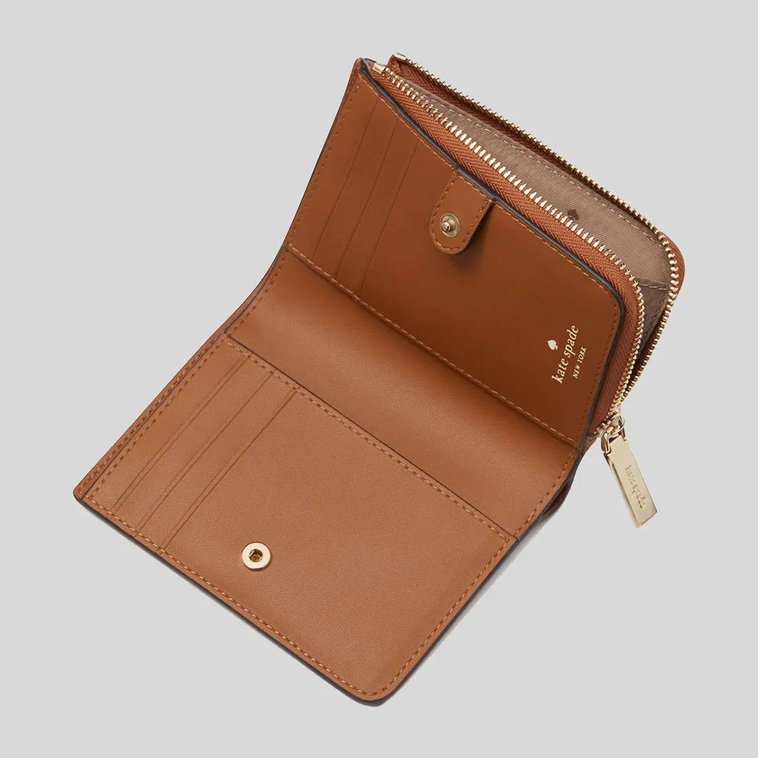 Kate Spade Bags KATE SPADE Madison Small L Zip Wallet Cavern Clay KH615