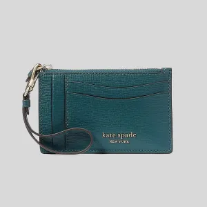 Kate Spade Bags KATE SPADE Morgan Card Case Wristlet Artesian Green K8928