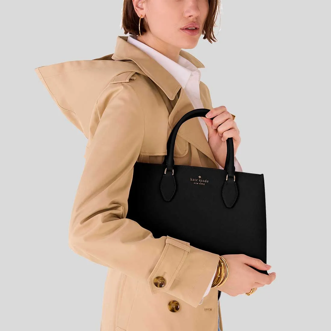 Kate Spade Bags KATE SPADE Rae Medium Satchel Black KK310