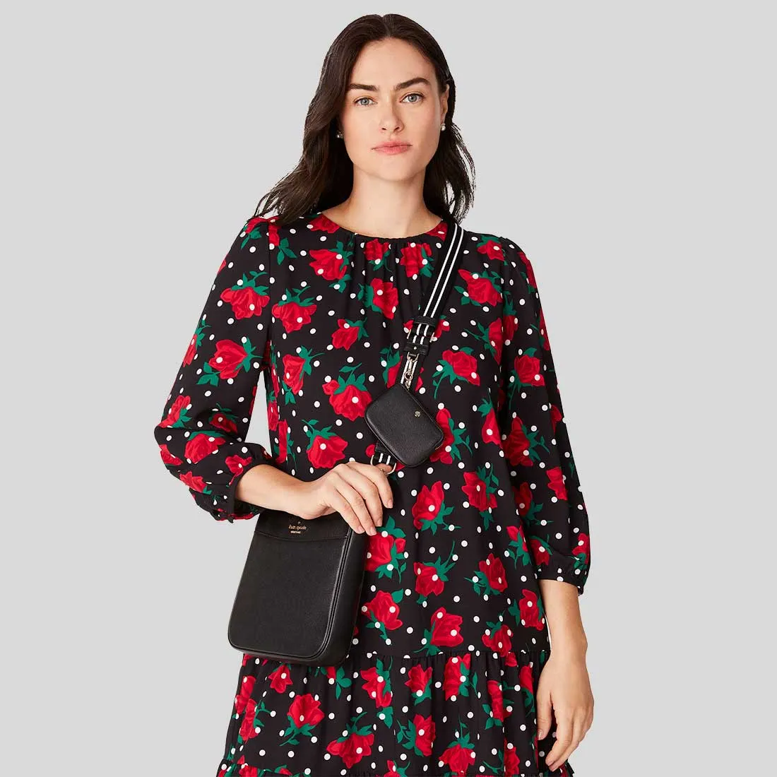 Kate Spade Bags KATE SPADE Rosie North South Swingpack Crossbody Bag Black KF087