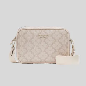 Kate Spade Bags KATE SPADE Signature Spade Flower Mini Camera Bag Dark Beige Multi KK063