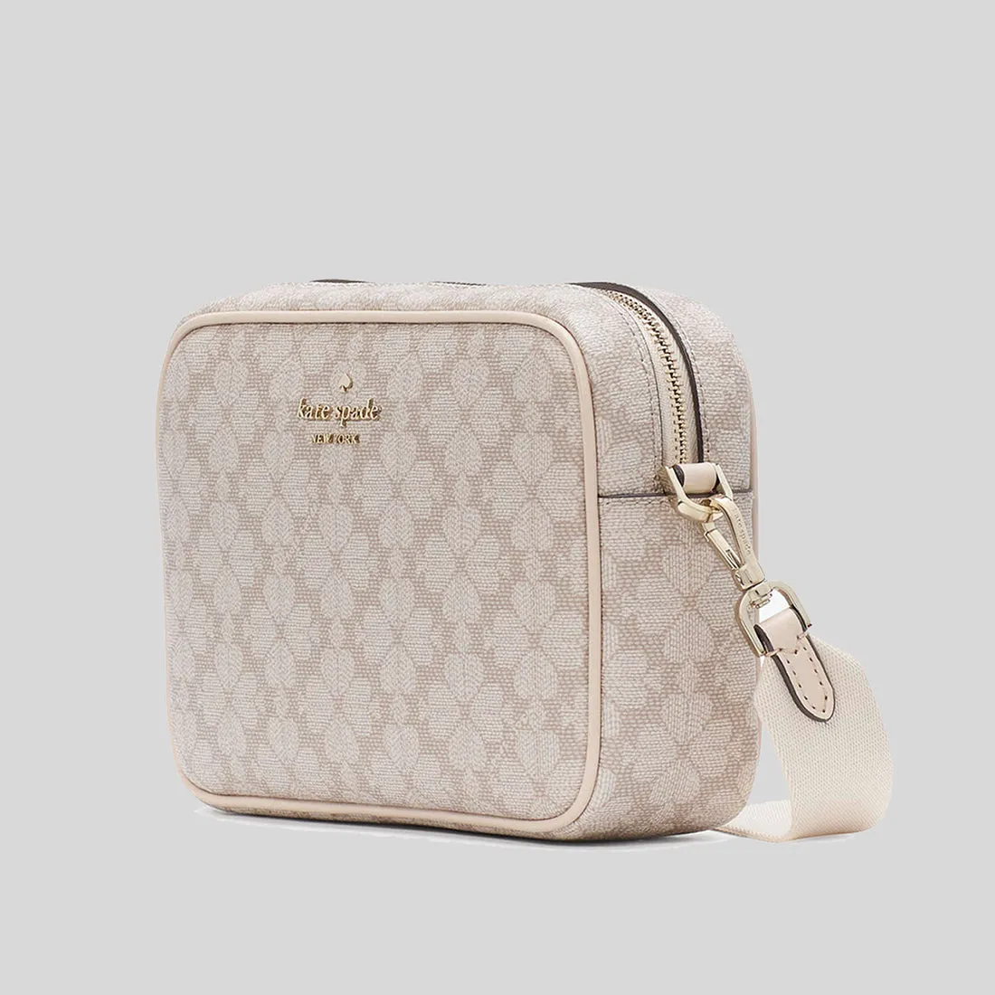 Kate Spade Bags KATE SPADE Signature Spade Flower Mini Camera Bag Dark Beige Multi KK063
