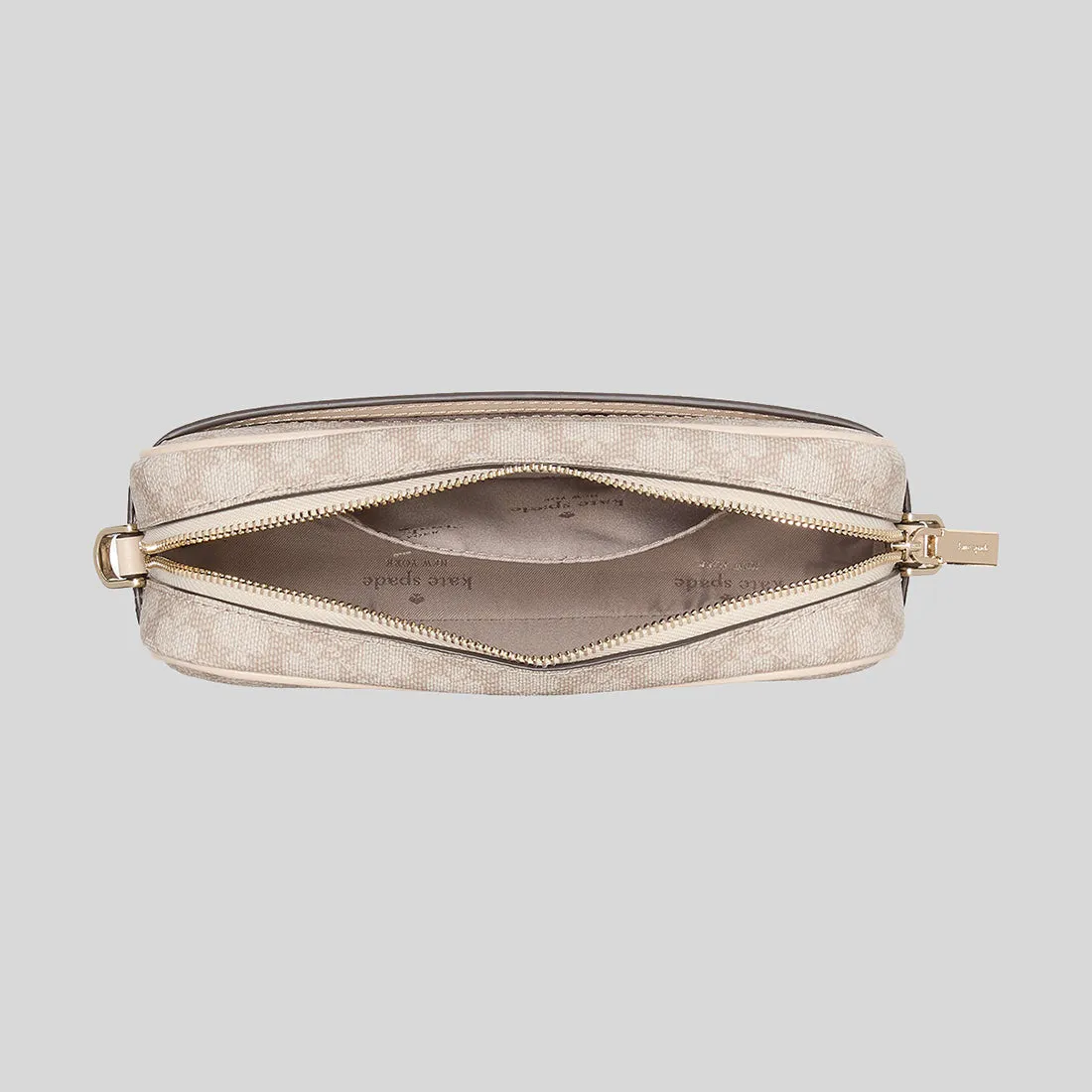 Kate Spade Bags KATE SPADE Signature Spade Flower Mini Camera Bag Dark Beige Multi KK063