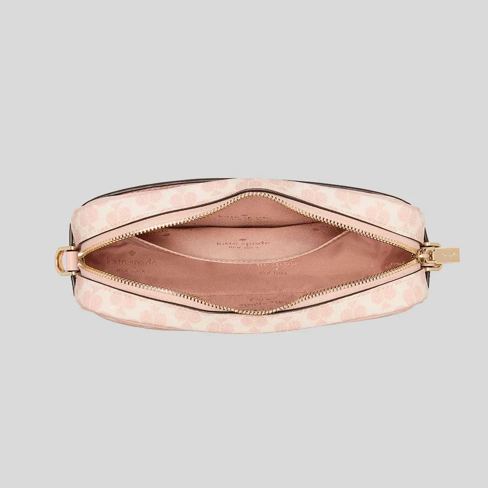 Kate Spade Bags KATE SPADE Signature Spade Flower Mini Camera Bag Rose Smoke KK063