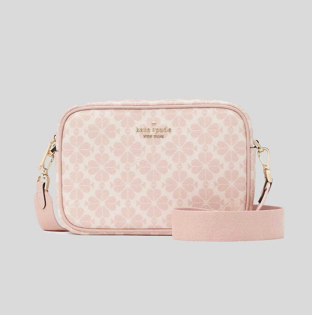 Kate Spade Bags KATE SPADE Signature Spade Flower Mini Camera Bag Rose Smoke KK063