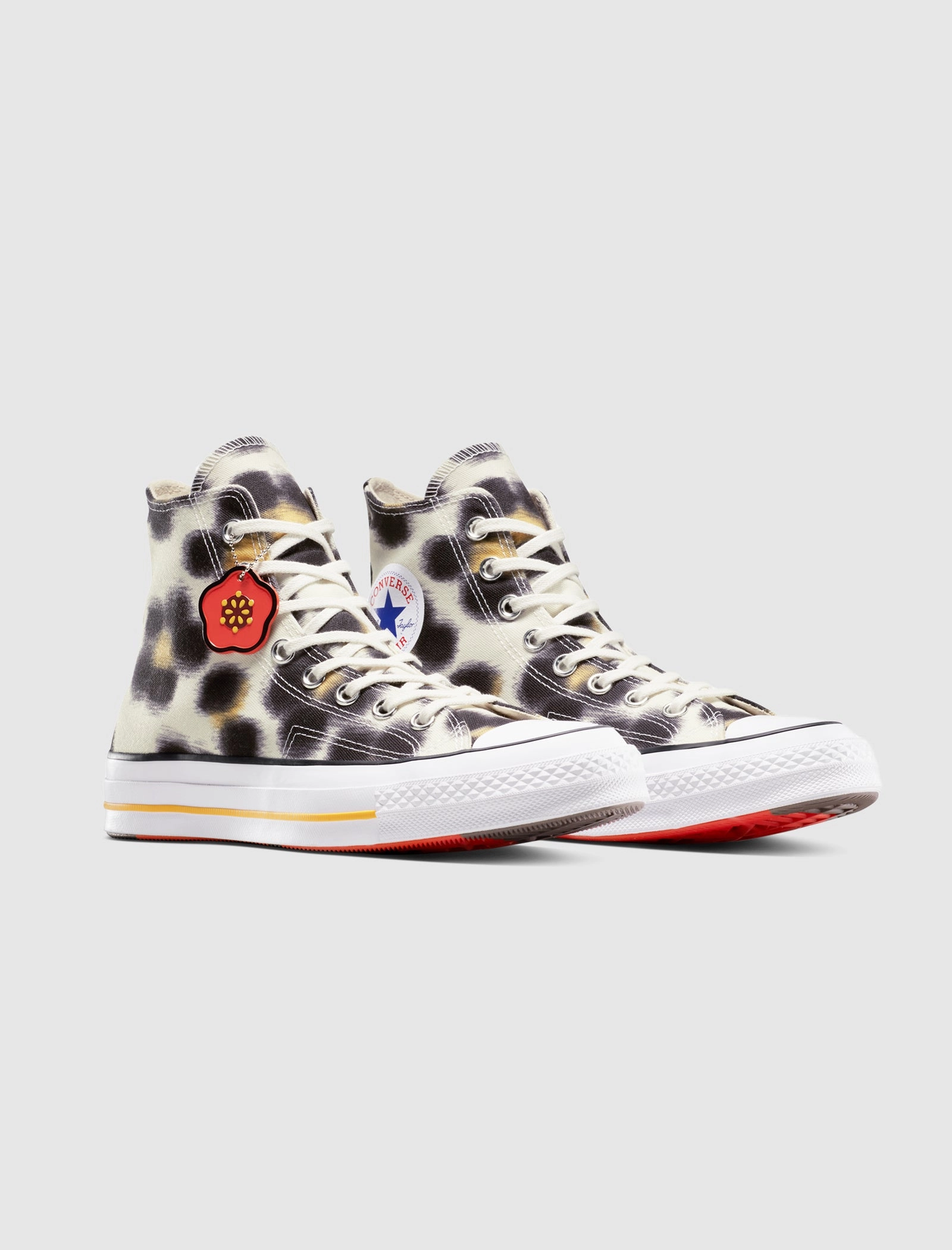 KENZO X CHUCK 70 HI "SWEET CORN/SOLAR POWER/SPICY ORANGE" Retro canvas shoes