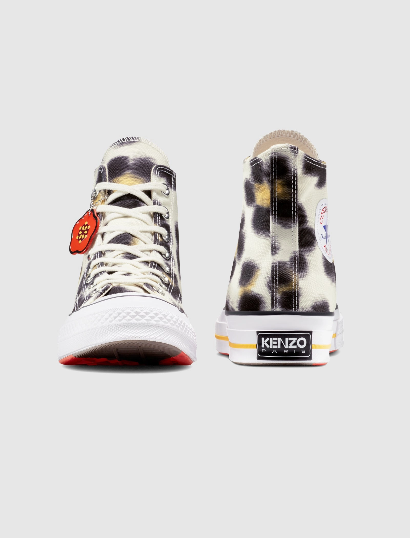 KENZO X CHUCK 70 HI "SWEET CORN/SOLAR POWER/SPICY ORANGE" Retro canvas shoes