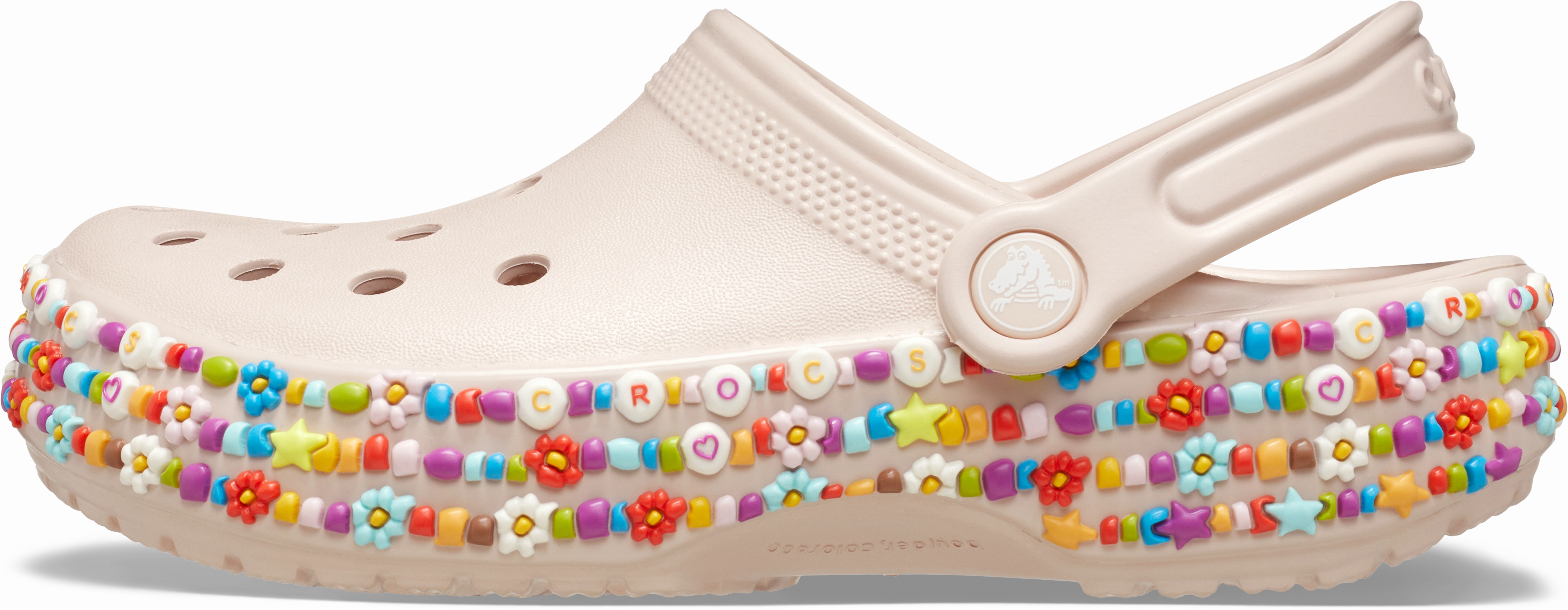 Kids' Beaded Band Clog Slip-On Shoes