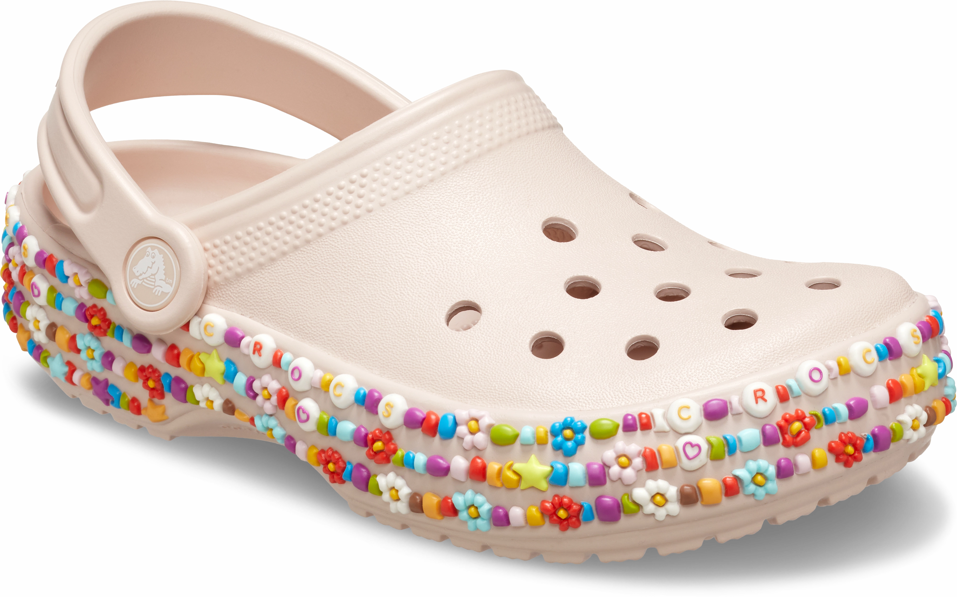 Kids' Beaded Band Clog Slip-On Shoes