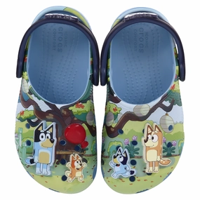 Kids' Bluey Classic Clog Crocs slip-on shoes for casual use