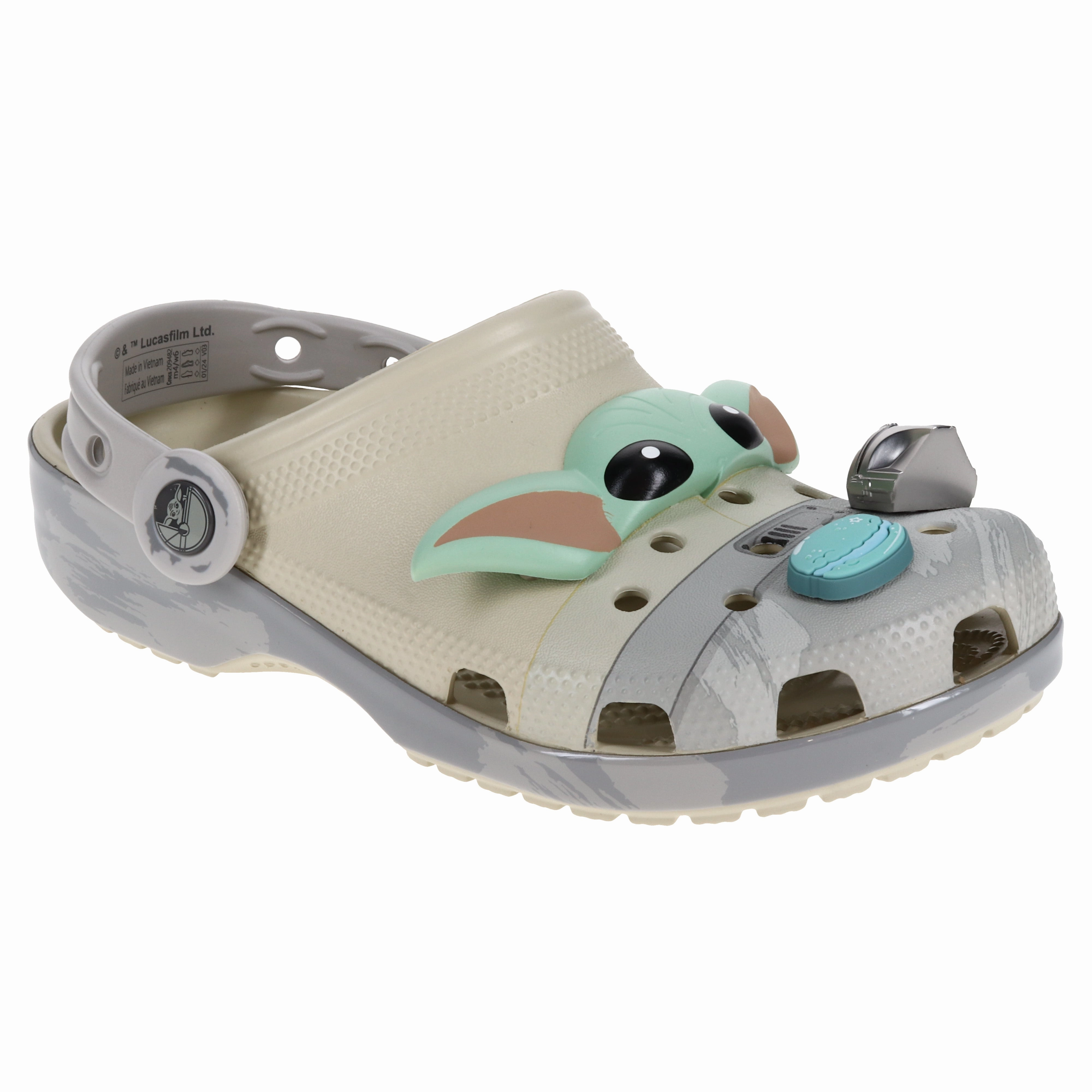 Kids' Grogu Classic Clog Slip-On Shoes