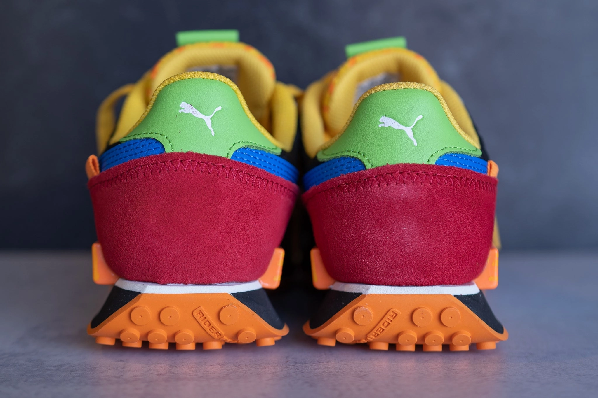 KIDS Puma Future Rider Candy Bar (Multi) Puma athletic shoe visuals