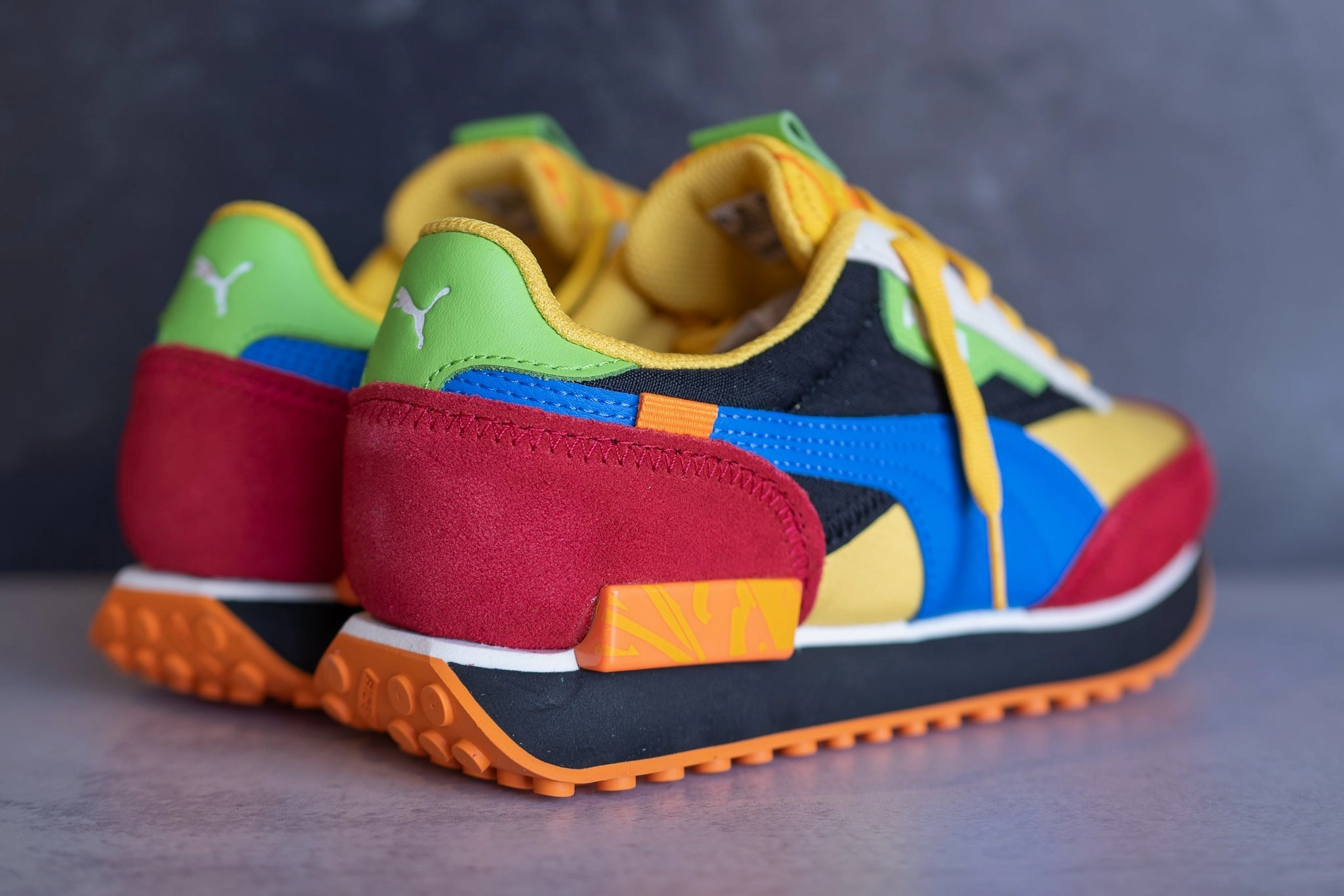 KIDS Puma Future Rider Candy Bar (Multi) Puma athletic shoe visuals