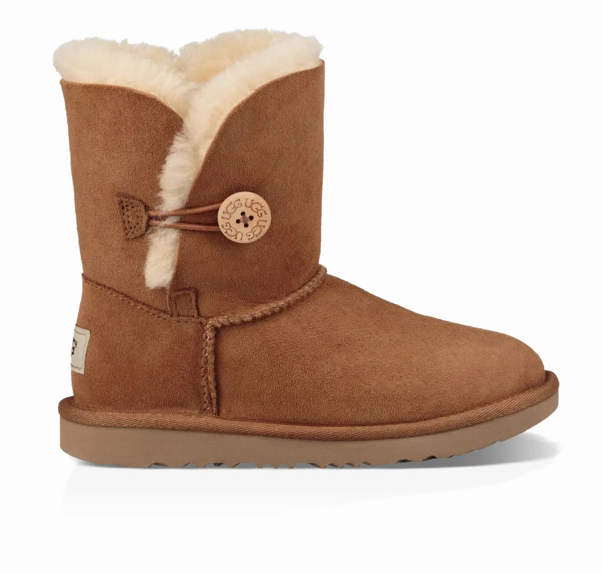 Kids UGG Bailey Button II  Cozy Sheepskin Boot with Versatile Style Ugg cozy footwear visuals