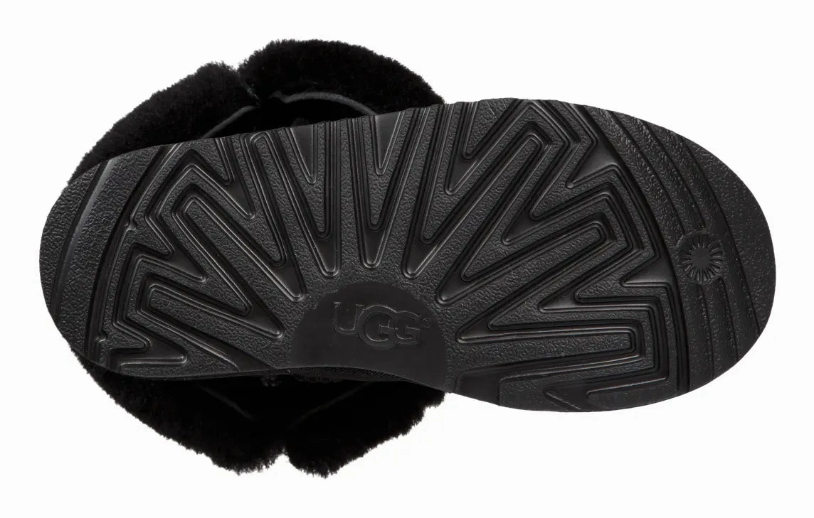 Kids UGG Bailey Button II  Cozy Sheepskin Boot with Versatile Style Ugg cozy footwear visuals